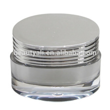 Luxurious Shutter Shape Acrylic Cosmetic Jar PMMA Jar
